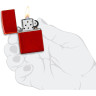 Зажигалка ZIPPO CLASSIC METALLIC RED 49475